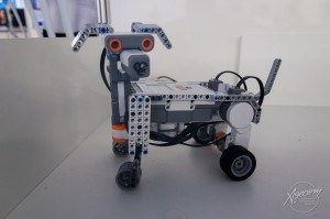 Este é um dos robôs inteligentes que pode ser visitado no estande do Campus Araranguá. Foto: Jair Filipe Quint / Agecom / UFSC