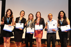 Vencedores da 4ª edição do Prêmio Nestlé nas áreas Ciência e Tecnologia de Alimentos, Nutrição Clínica e Nutrição em Saúde Pública. Foto: Divulgação Nestlé
