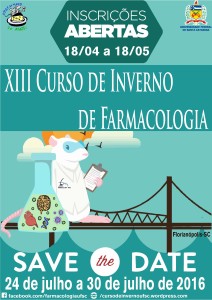 13º Curso de Inverno de Farmacologia @   | Florianópolis | Santa Catarina | Brasil