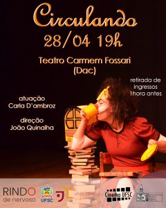 Peça de palhaçaria - Circulando @ Teatro Carmen Fossari