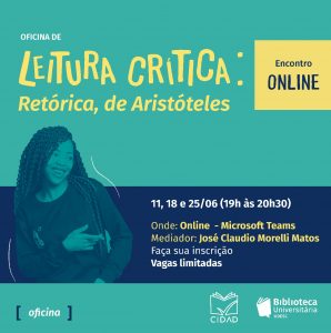 Oficina de Leitura Crítica: Retórica, de Aristóteles @ Youtube da BU UDESC e Microsoft Teams