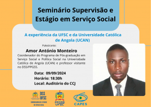 Supervisão e Estágio em Serviço Social @ Auditório do Centro de Ciências Jurídicas (CCJ)
