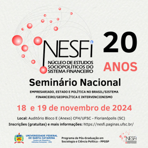 Seminário: Nesfi 20 anos @ Auditório Bloco E