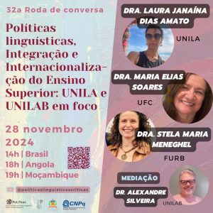 Políticas linguísticas, Integração e Internacionalização do Ensino Superior @ Online