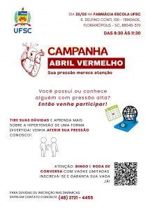 Abril vermelho: sua pressão merece atenção! @ Farmácia Escola
