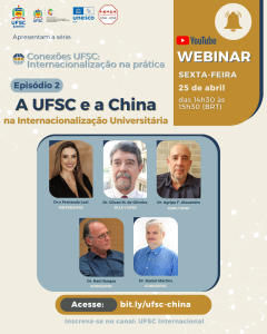 Webinar 'Conexões UFSC: Internacionalização na prática'