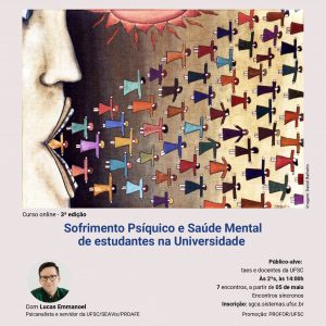 Curso 'Sofrimento Psíquico e Saúde Mental de Estudantes na Universidade' @ Curso on-line