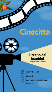 Cinecittá: 'O trem italiano da felicidade' @ sala Machado de Assis, bloco B do Centro de Comunicação e Expressão (CCE)