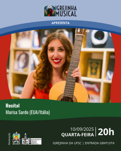 Igrejinha Musical: recital com a violonista Marisa Sardo @ Igrejinha da UFSC