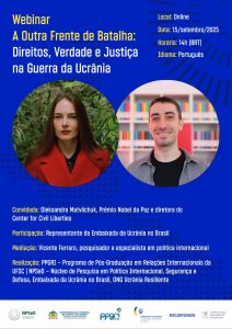 Webinar: 'Outra Frente de Batalha: Direitos, Verdade e Justiça na Guerra da Ucrânia' @ Zoom