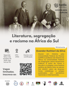 Oficina 'Literatura, segregação e racismo na África do Sul'