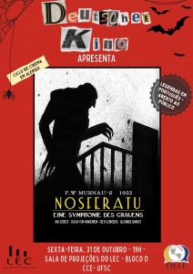 Ciclo de cinema alemão (Deutsches Kino): Sessão de Halloween e sorteio de livro @ Sala de projeções do LEC