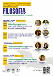 Colóquio Nacional e Internacional de Pesquisa em Filosofia @ Auditório do Centro de Filosofia e Ciências Humanas (CFH)