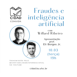 Live sobre fraude e inteligência artificial @ On-line - transmissão pelo Youtube
