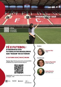 Webinário: 'Fé e futebol: etnografia dos futebolistas brasileiros que 'rodam' no exterior' @ Online